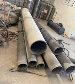 Tiya-} ya ke kangamaka mpi ke lwataka-}Cast Pipe